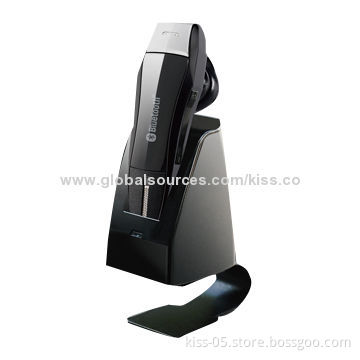 Bluetooth Earpiece/Headset with 5-hour Talking Time, Supports HFP/HSP/A2DP